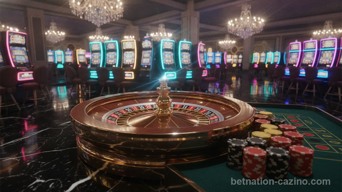 Betnation Casino Mobiele Web App op Smartphone